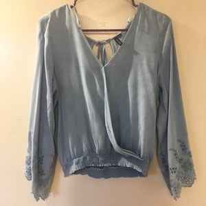 Adorable Denim Blouse